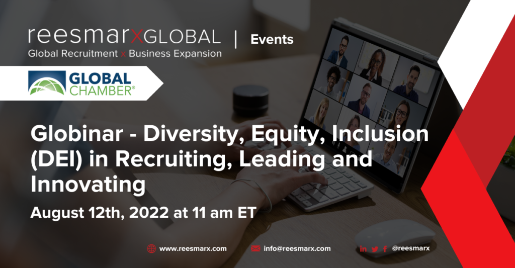 Globinar - Diversity, Equity, Inclusion (DEI) in Recruiting, Leading and Innovating | reesmarxGLOBAL